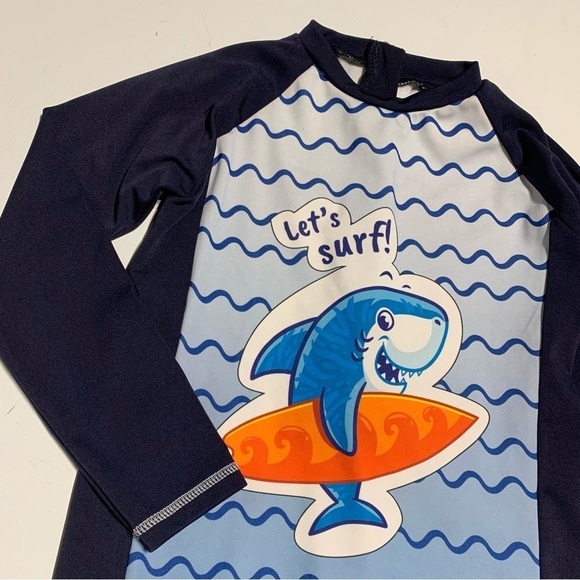 MOM’S Love swimwear boys 6-8Y one piece swimsuit - Picture 2 of 5